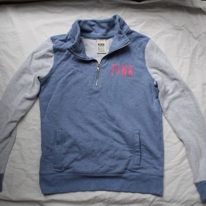 PINK Quarter Zip Sweater